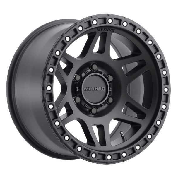 Method MR312 17x8.5 0mm Offset 6x5.5 106.25mm CB Matte Black Wheel MR31278560500