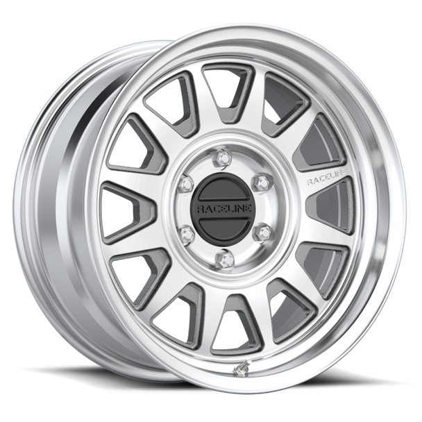 Raceline 952MC Aero 17x8.5in / 5x150 BP / 0mm Offset / 110.5mm Bore - Machined Wheel 952MC-78551-00