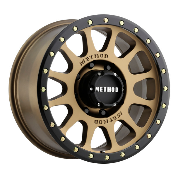 Method MR305 NV 20x10 -18mm Offset 8x6.5 130.81mm CB Method Bronze/Black Street Loc Wheel MR30521080918N