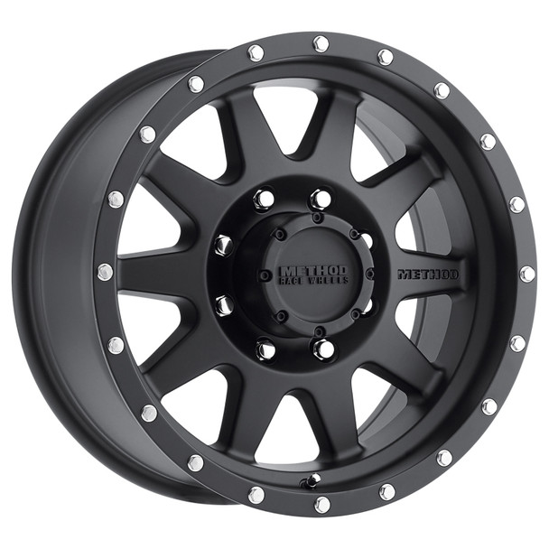 Method MR301 The Standard 17x9 -12mm Offset 8x170 130.81mm CB Matte Black Wheel MR30179087512N