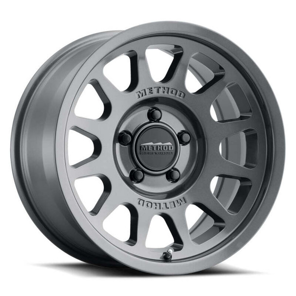 Method MR703 17x9 / -12mm Offset / 106.25mm Bore / 6x5.5 BP / 4.8in BS - Gloss Titanium Wheel MR70379060812N