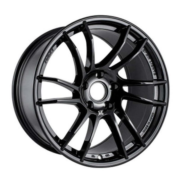 Gram Lights 57XR 18x9.5 +38 5-114.3 Glossy Black Wheel (Minimum Order Qty 20) WGJRX38EGX