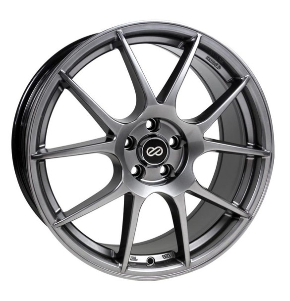 Enkei YS5 17x7.5 5x100 45mm Offset 72.6mm Bore Hyper Black 494-775-8045HB