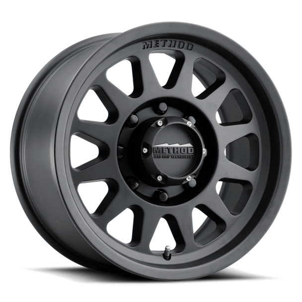 Method MR704 HD 17x9 18mm Offset 8x180 130.81mm CB Matte Black Wheel MR70479088518H