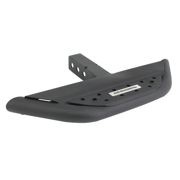 Go Rhino Dominator Xtreme Hitch Step (2in Receivers)  - 18in Long - Tex. Blk DSS618T