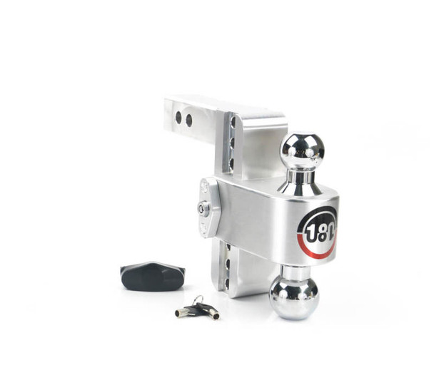 Weigh Safe 180 Hitch 6in Drop Hitch & 2in Shank (10K/12.5K GTWR) - Aluminum CTB6-2