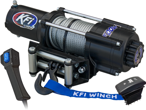 KFI UTV Series Winch 4500 lbs. Wide U45W-R2