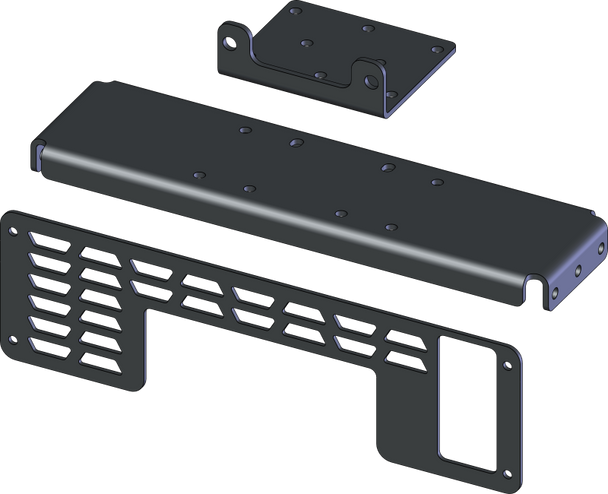 KFI 05-09 Polaris Ranger Wide Kit Winch Mount 100564K
