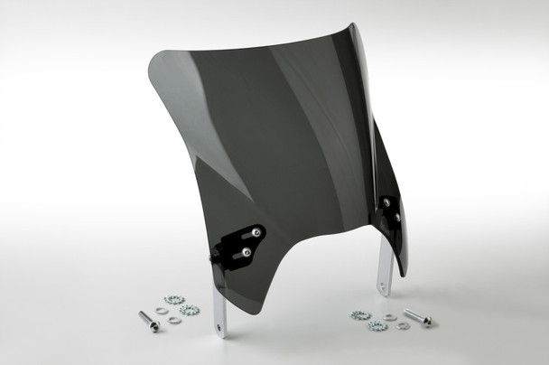 National Cycle Mohawk Chrome Hardware/Headlight Bracket/Windshield-Dark Tint N2844-001