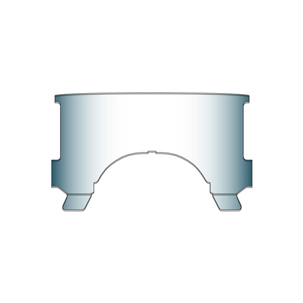 National Cycle 60-84 Harley Davidson FLH Lower Window-Clear 23010