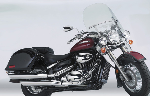 National Cycle 88+ Hon Shadow/87-09 Kaw/92-09 Suzuki/96-17 Yam Road Star Chrome Lower Deflectors N763A