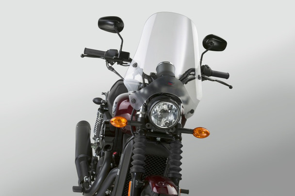 National Cycle Street Shield w/ Handlebar 7/8 and 1 in. U-Clamp - Clear N25000