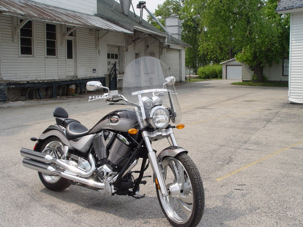 National Cycle BMW/ Honda/ Kawasaki/ Suzuki/ Yamaha Dakota 4.5 mm. Windshield - Clear N2301A