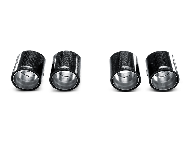 Akrapovic 07-13 BMW M3 (E92 E93) Evolution Line w/ Cat (Titanium) w/ Carbon Tips ME-BM/T/2-C