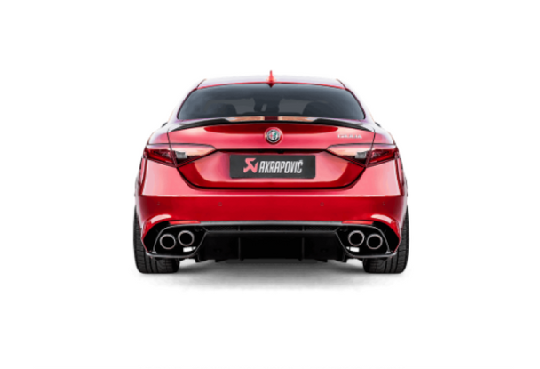 Akrapovic 17-19 Alfa Romeo Giulia Quadrifoglio Evolution Line Cat Back (Titanium) w/Link Pipes S-AR/TI/1H-E