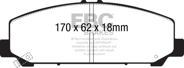 EBC S8 Brake Pad and Rotor Kit S8KF1086
