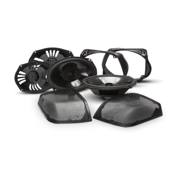 Rockford Fosgate 2014+ Harley Davidson Motorcycle 6 X 9 Pwr Rear Audio Kit TMS69BL14