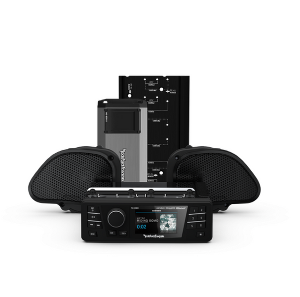 Rockford Fosgate 1998-2013 Harley Davidson Road Glide PMX Stage 2 Audio Kit HD9813RG-PMX-STG2