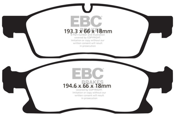 EBC S8 Brake Pad and Rotor Kit S8KF1101