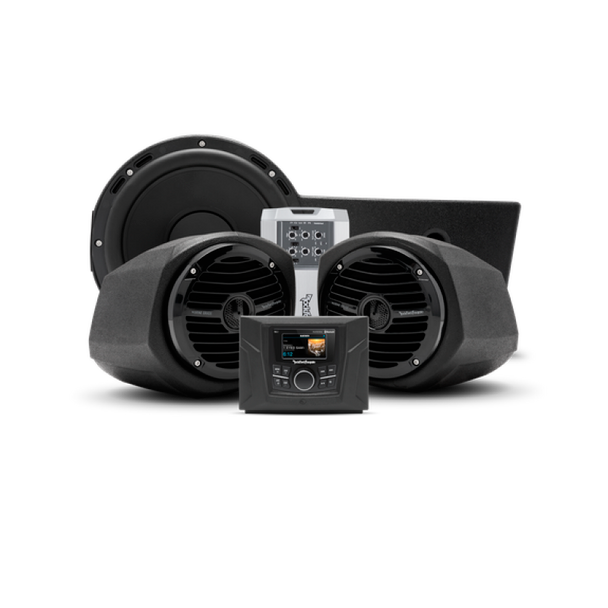 Rockford Fosgate Polaris General 400 watt Stereo Front Lower Speaker w/subwoofer Kit GNRL-STAGE3
