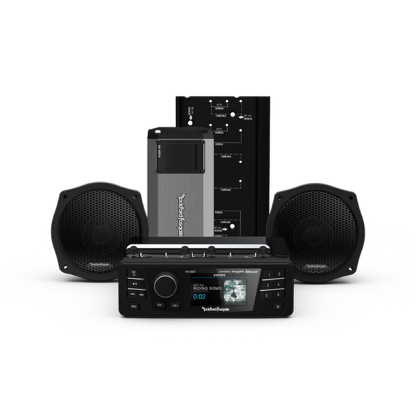 Rockford Fosgate 1998-2013 Harley Davidson Street Glide PMX Stage 2 Audio Kit HD9813SG-PMX-STG2