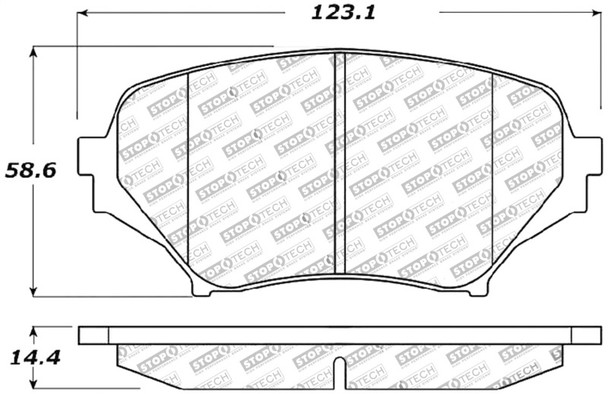 Sport Axle Pack, Slotted, Front 977.45002F
