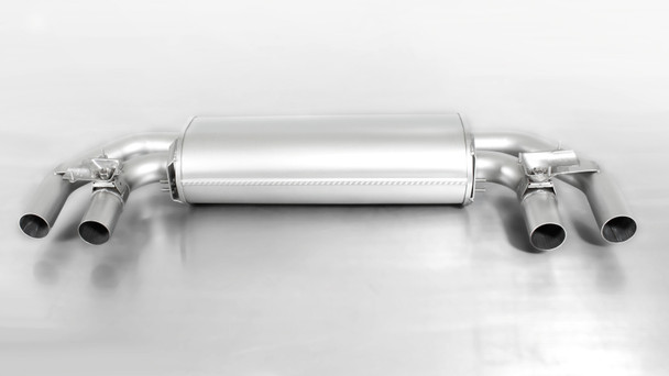 Remus 2014 Volkswagen Golf R Mk VII Axle Back Exhaust w/Carbon Tail Pipe Set 956014 0500 0046 70CSR
