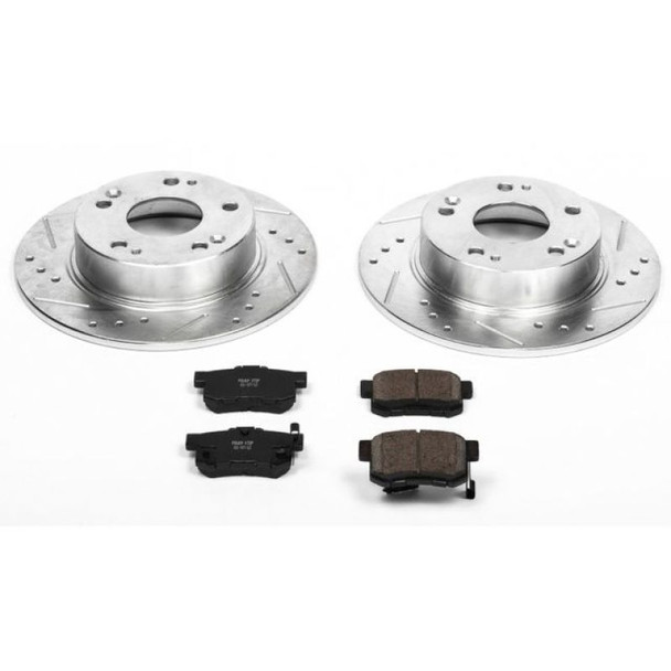 Power Stop 03-07 Honda Accord Front & Rear Z23 Evolution Sport Brake Kit K1047