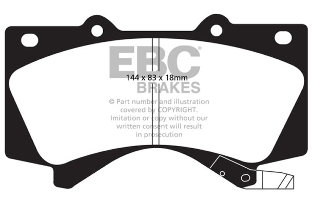 EBC S8 Brake Pad and Rotor Kit S8KF1089