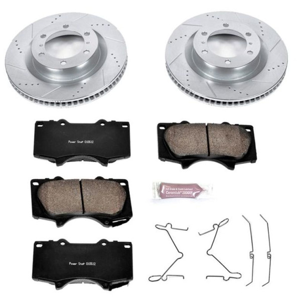 Power Stop 10-19 Lexus GX460 Front & Rear Z23 Evolution Sport Brake Kit K5874