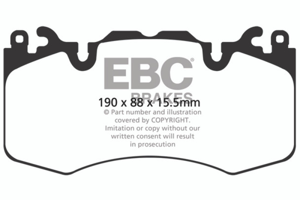 EBC S8 Brake Pad and Rotor Kit S8KF1114