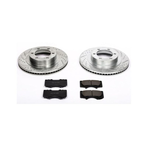 Power Stop 03-09 Lexus GX470 Front Z23 Evolution Sport Brake Kit w/Calipers KC2421