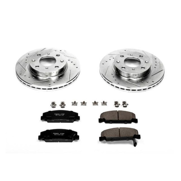 Power Stop 2000 Honda Civic Front and Rear Z23 Evolution Brake Kit K15508DK