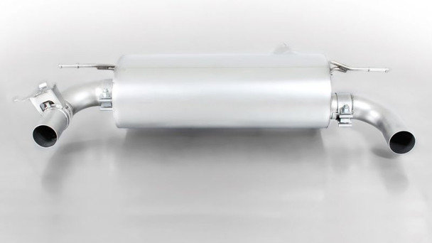 Remus 2015 BMW 3 Series F30 LCI Sedan / F31 LCI Touring Axle Back Exhaust w/Chrome Tail Pipe Set 088015 1500 0026 55SR
