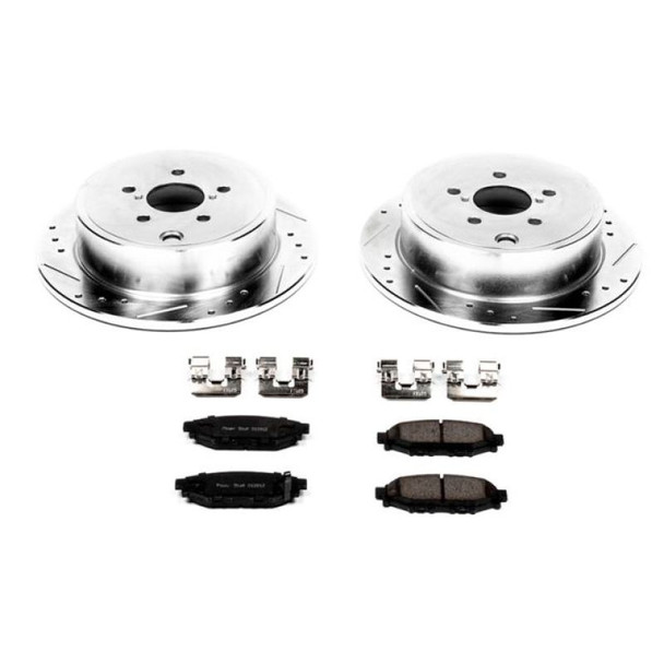Power Stop 09-10 Subaru Forester Front & Rear Z23 Evolution Sport Brake Kit K4077