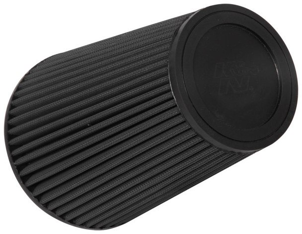 K&N Universal Air Filter (5in Flange / 6-1/2in Base / 4-3/8in Top OD / 8-3/4in Height) RU-3107HBK
