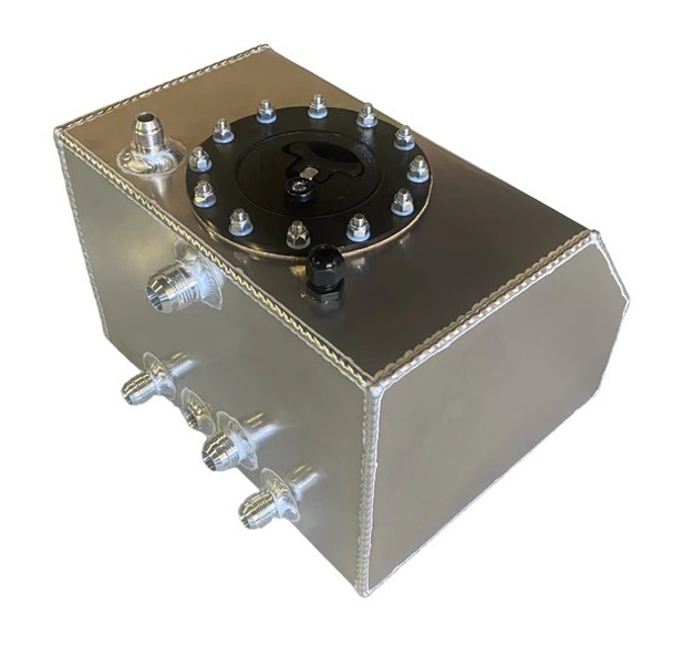Rci Tank 4 Gal Alum Fuel Cooler Raw 2040K