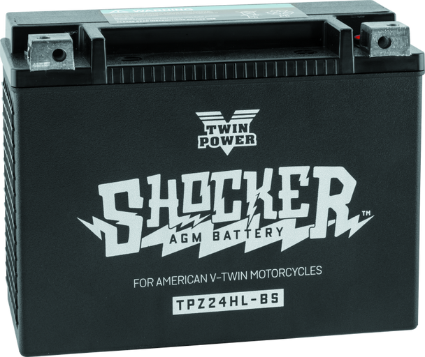 Twin Power YTX-24HL Shocker Battery Replaces H-D 66010-82A 410 CCA 781155