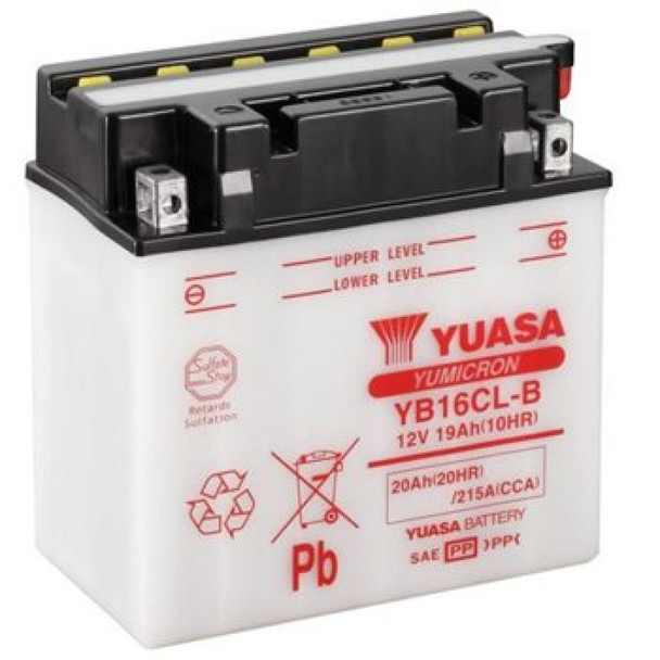Yuasa YB16CL-B Yumicron 12-Volt Battery YUAM2S6CLTWN