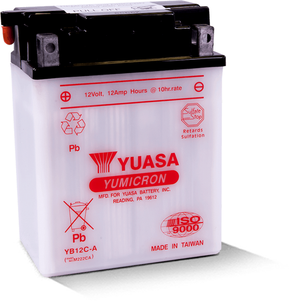 Yuasa YB12C-A Yumicron 12-Volt Battery YUAM222CA