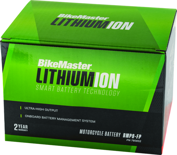BikeMaster Lithium Ion 2.0 Battery BMP9-FP 780852 BikeMaster Lithium Ion 2.0 Battery BMP9-FP 780852