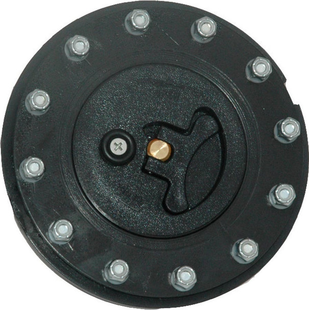 Rci Cap Flush Mount Black Plastic 12-Bolt 7030A
