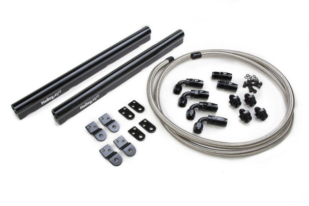 Holley Billet Alm Fuel Rail Kit Gm Ls Factory Intakes 534-210