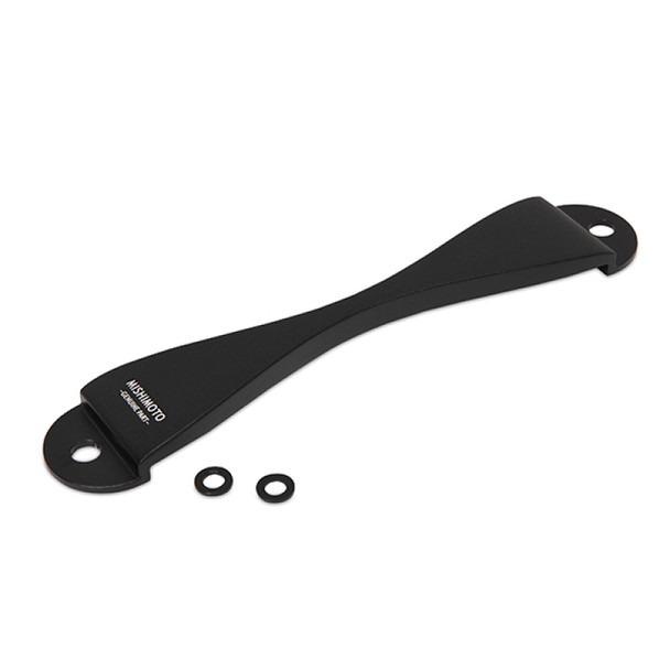 Mishimoto Subaru CNC Battery Tie-Down - Black MMTD-SUB-BK