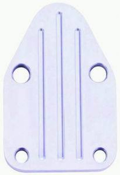 Racing Power Co-Packaged Polished Alum Sb Chevy Block Off Plate R6257