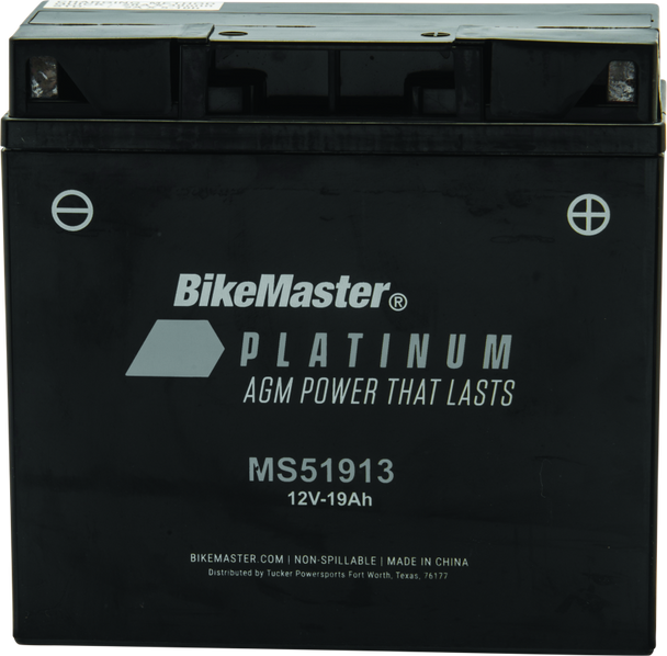 BikeMaster AGM Battery - MS51913 780754