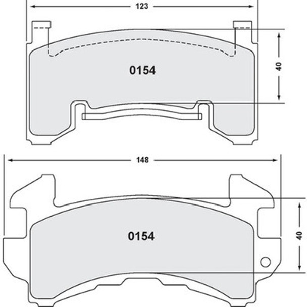 Pfc Brakes Brake Pads Metric Gm  0154.13.14.44