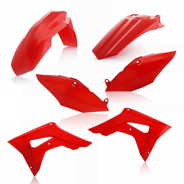 Acerbis 17-22 Honda CRF250R/ CRF450R/ CRF450R-S Plastic Kit - 00 CR Red 2630690227