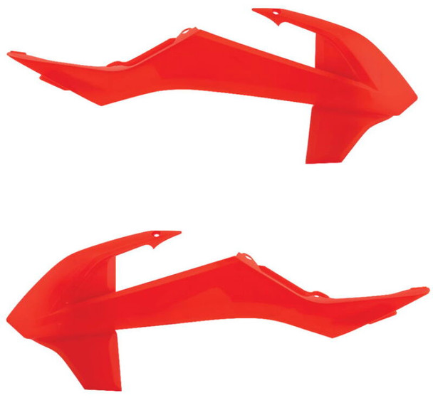 Acerbis 16-23 KTM SX65/ 21-23 GasGas MC65 Radiator Shrouds - Flo-Orange 2449704617