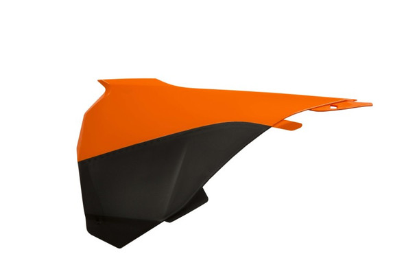 Acerbis 13-17 KTM SX85 Airbox Cover Left Side - Orange/Black 2314285225